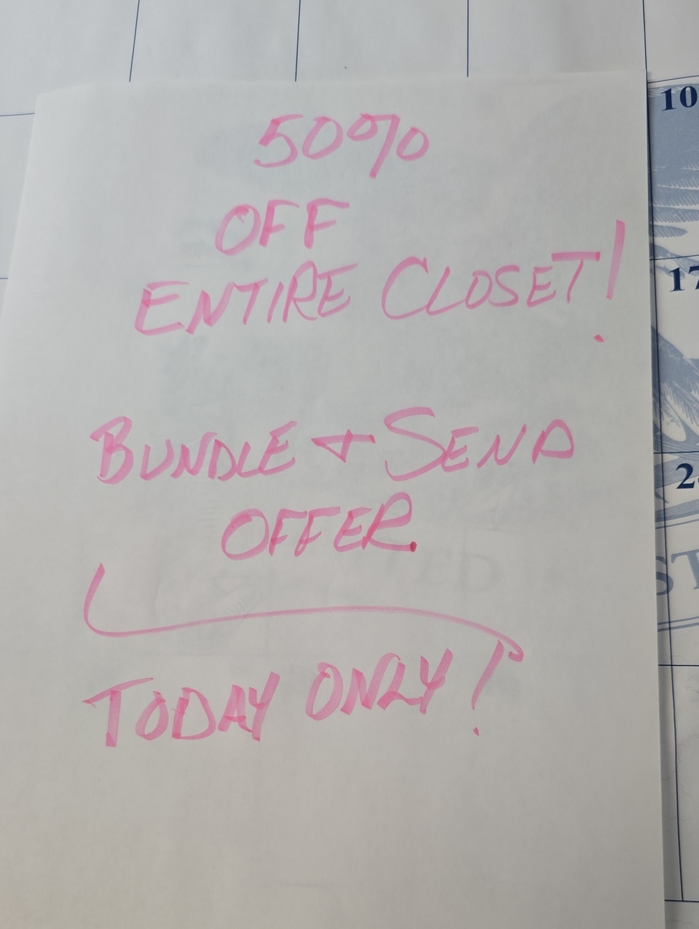 TODAY ONLY - 50% OFF!